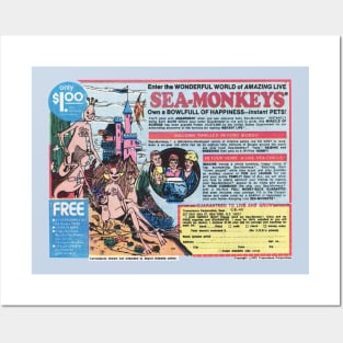 Sea-Monkeys! Posters and Art